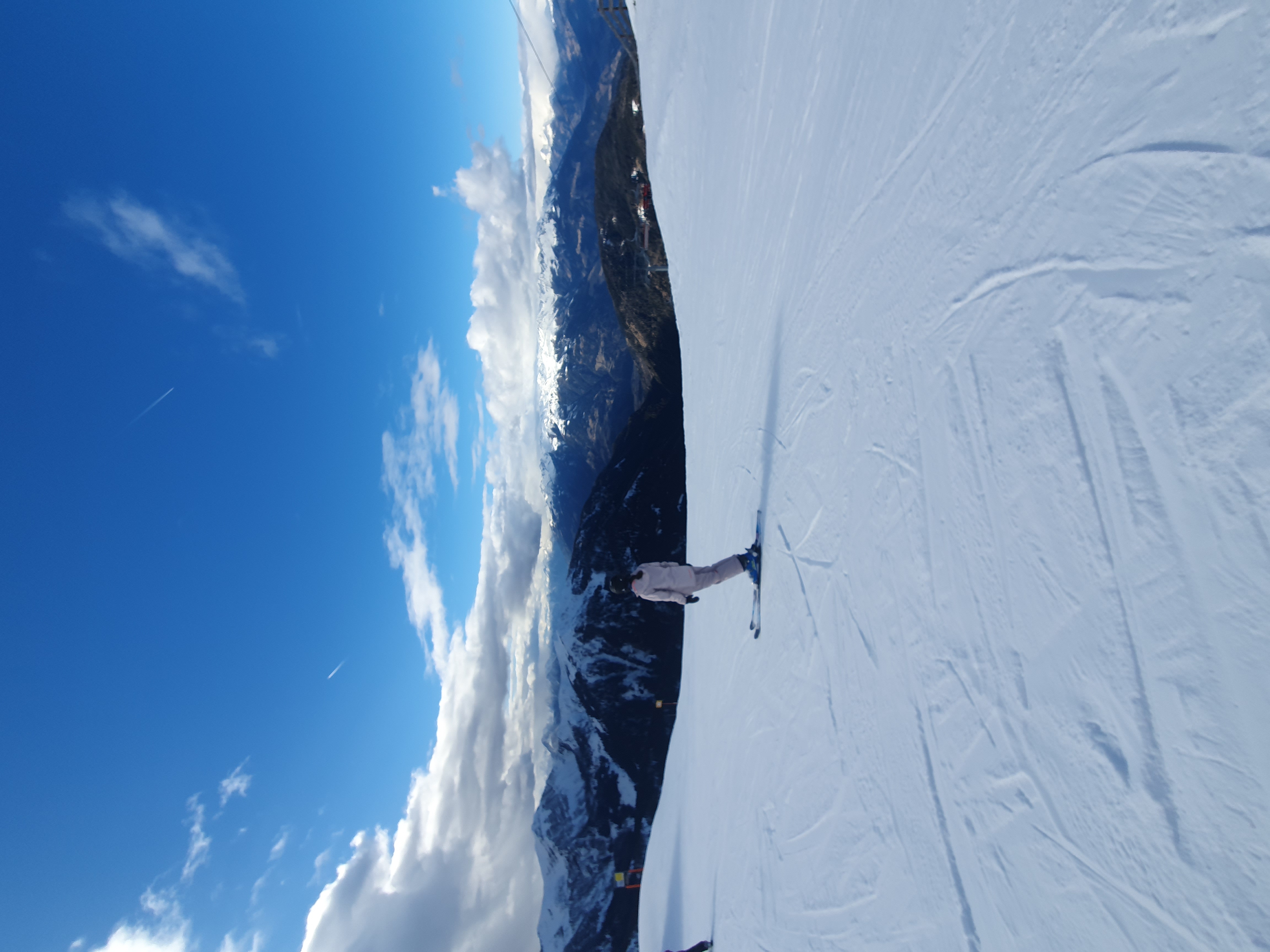 Foto von mir auf dem Gipfel vom Goldeck beim Skifahren