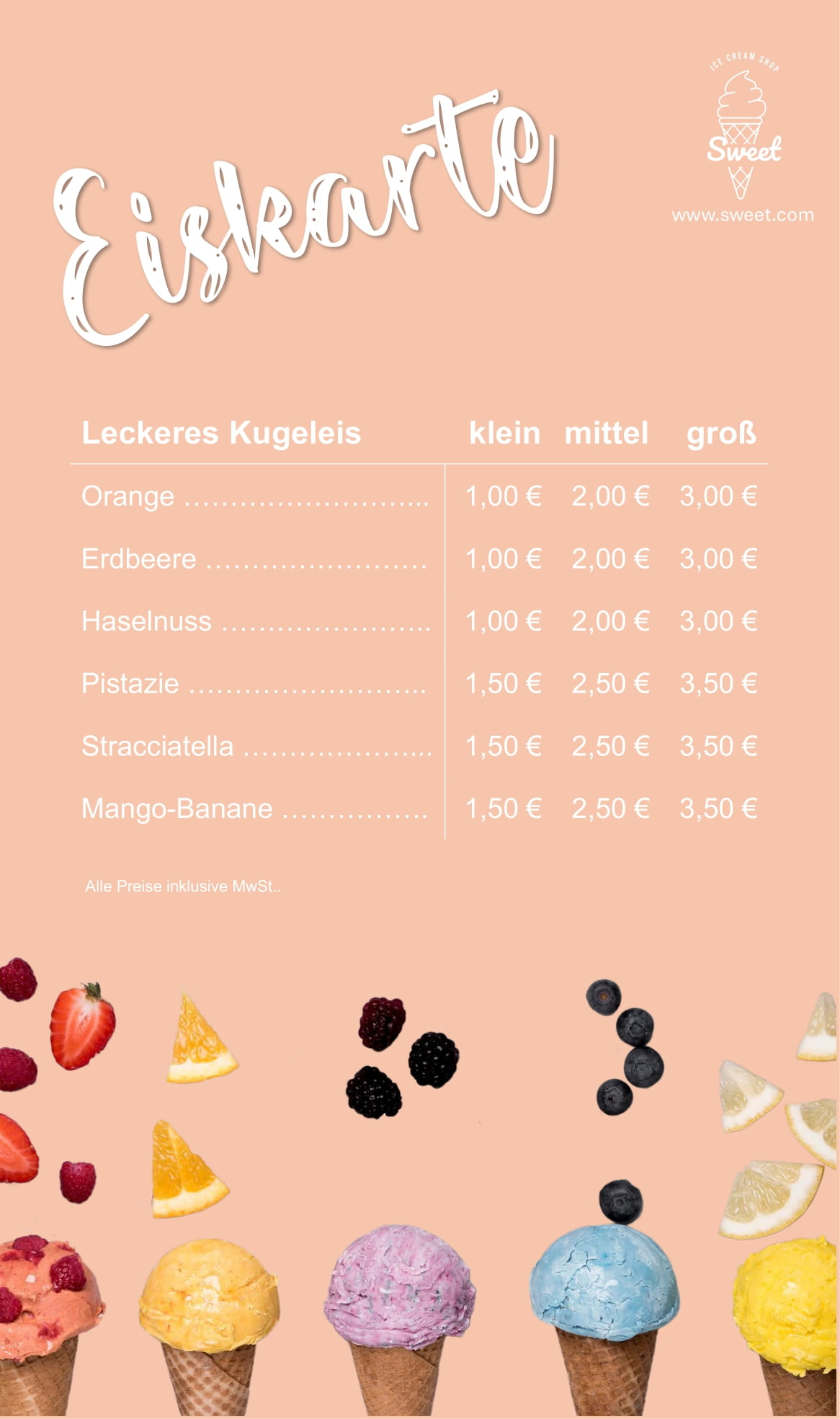 Eiskarte